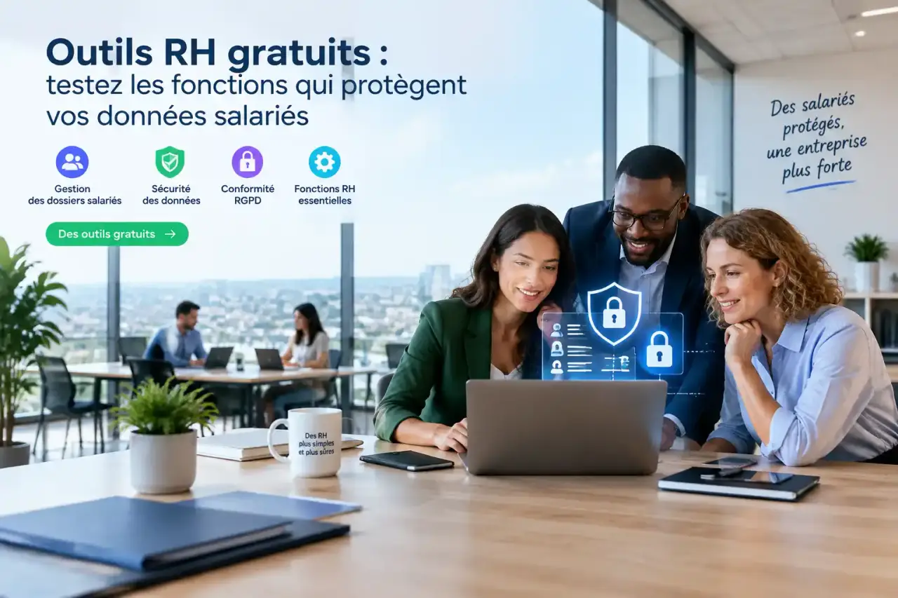 Outils RH gratuits : testez les fonctions qui protègent vos données salariés