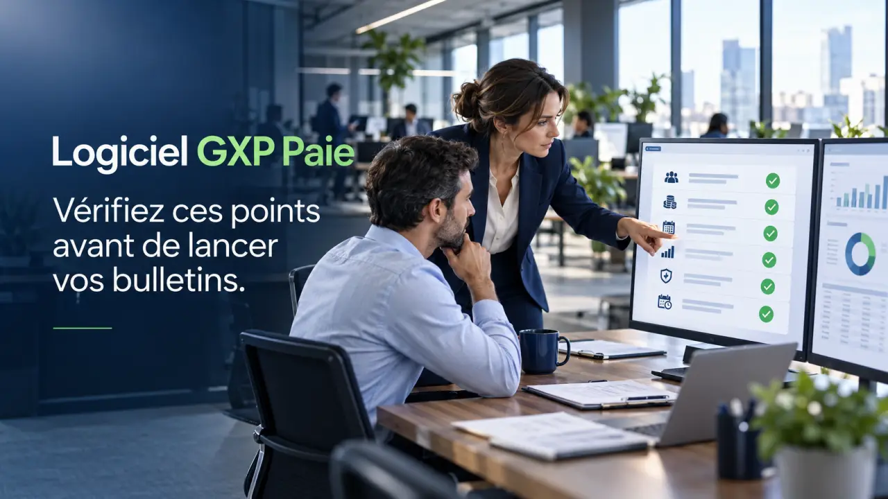 Logiciel GXP Paie : vérifiez ces points avant de lancer vos bulletins