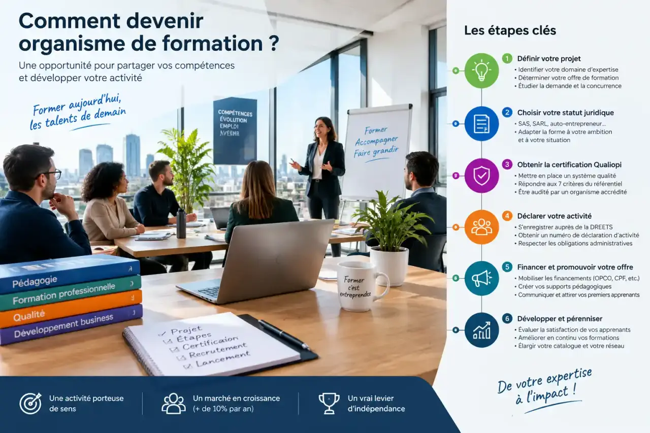 comment devenir organisme de formation