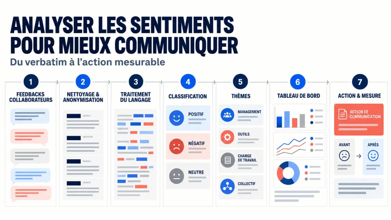 Comment utiliser l analyse de sentiments pour ameliorer la communication interne avec un pipeline de collecte, analyse et action